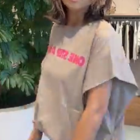 ONE STEP A DAY タックスリーブTシャツ