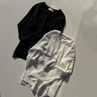 チュールレイヤードモザイクスリットトップス