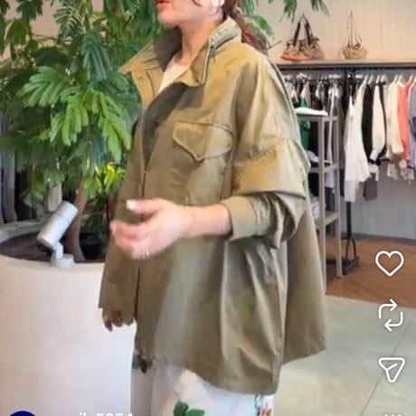 シャツブルゾン