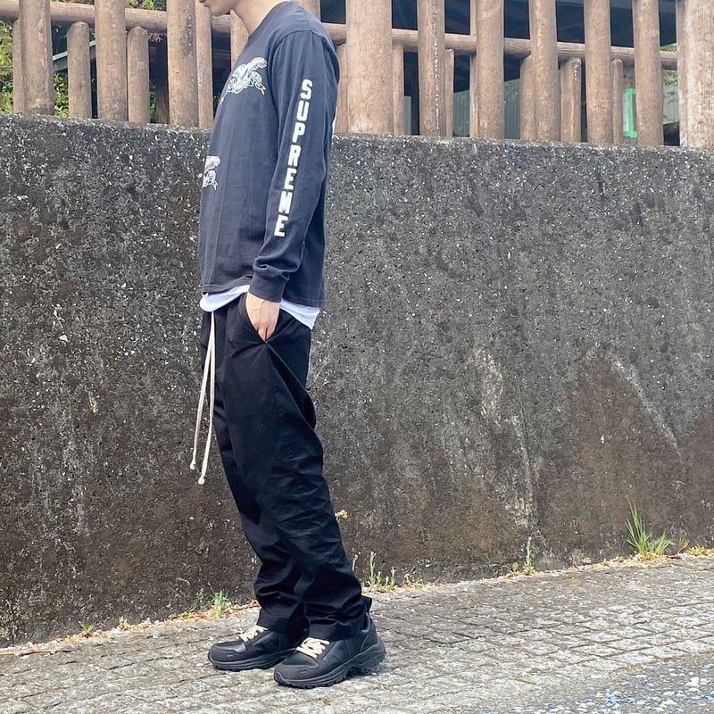 14 SS】Logo Print Long Sleeve TEE／SUPREME×Anti