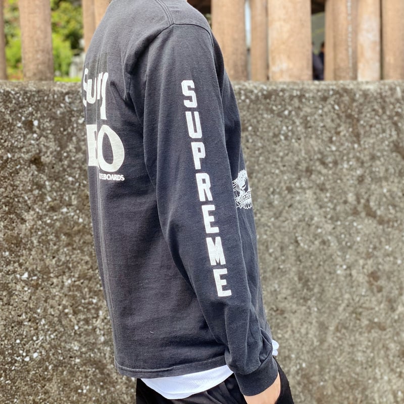 14 SS】Logo Print Long Sleeve TEE/SUPREME×Anti 14 SS】Logo Print Long Sleeve TEE/SUPREME×Anti