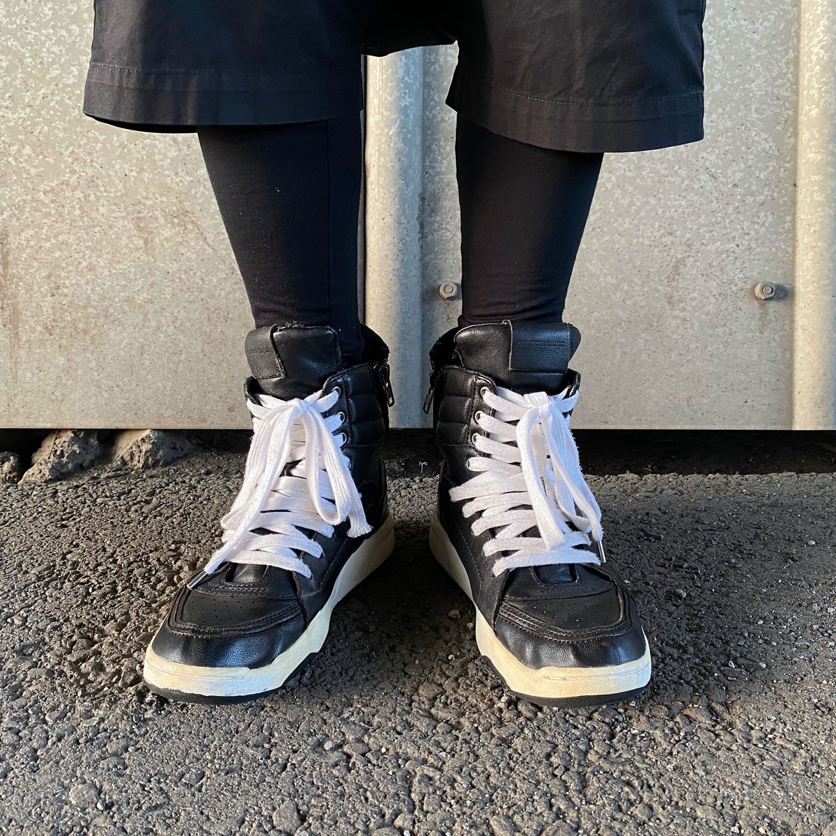 靴 DIET BUTCHER GOAT LEATHER massive 36 BK DIET BUTCHER GOAT LEATHER massive 36 WH