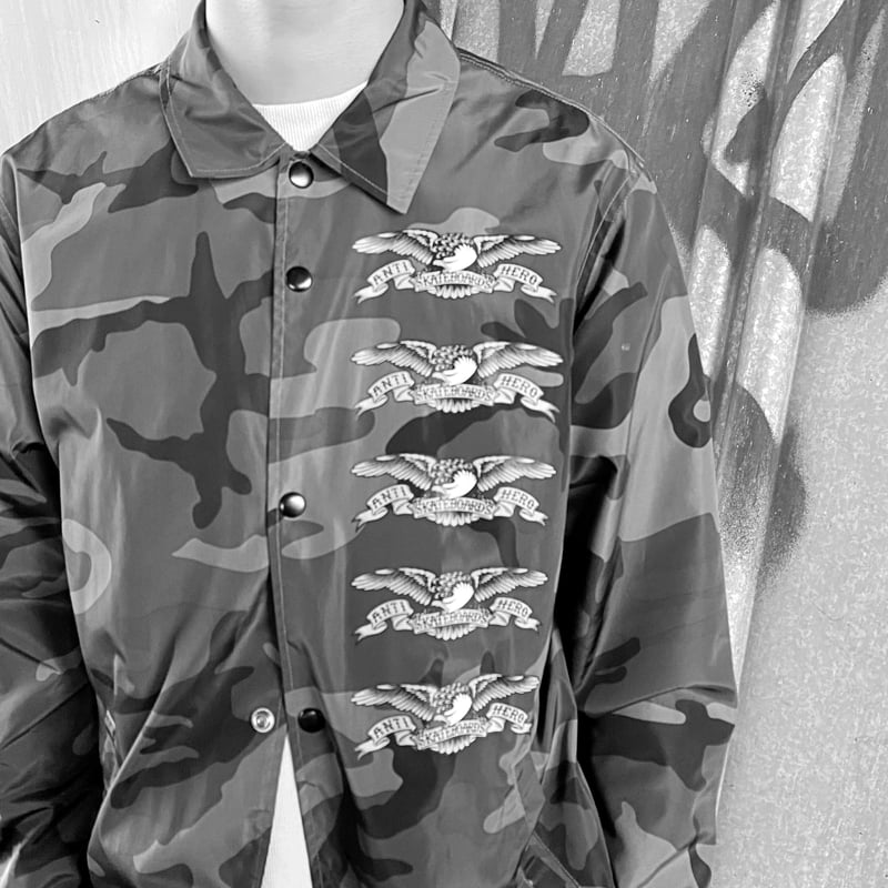 14 SS】Camo Coaches Jacket/Anti-Hero x Supreme 14 SS】Camo Coaches Jacket/Anti-Hero x Supreme