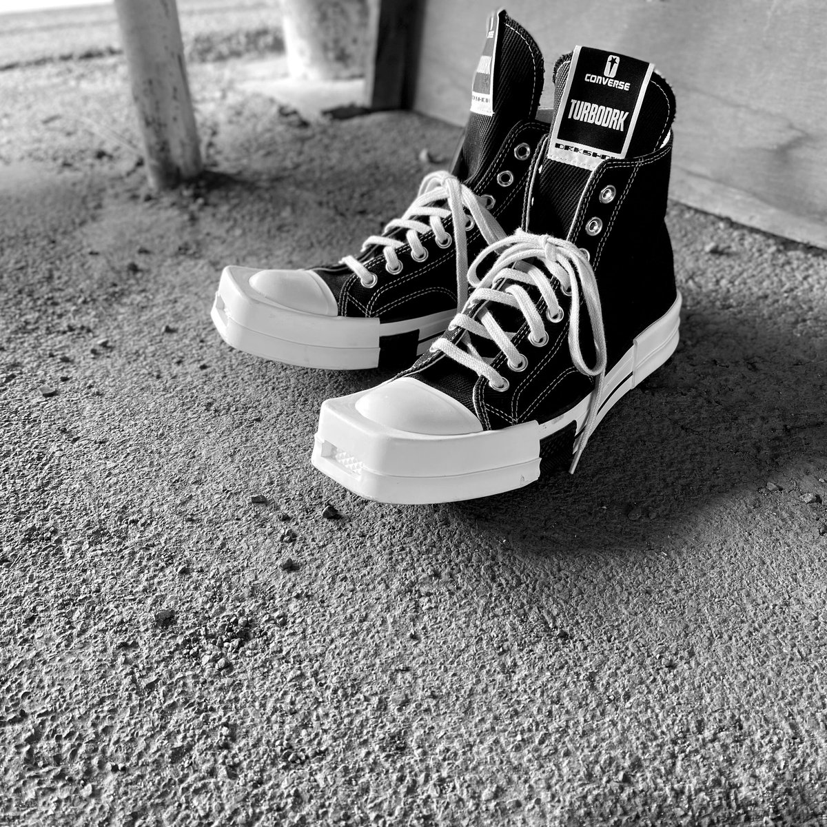 SET】【21 AW】TURBODRK HI／RICK OWENS DRKSHDW×CONV 