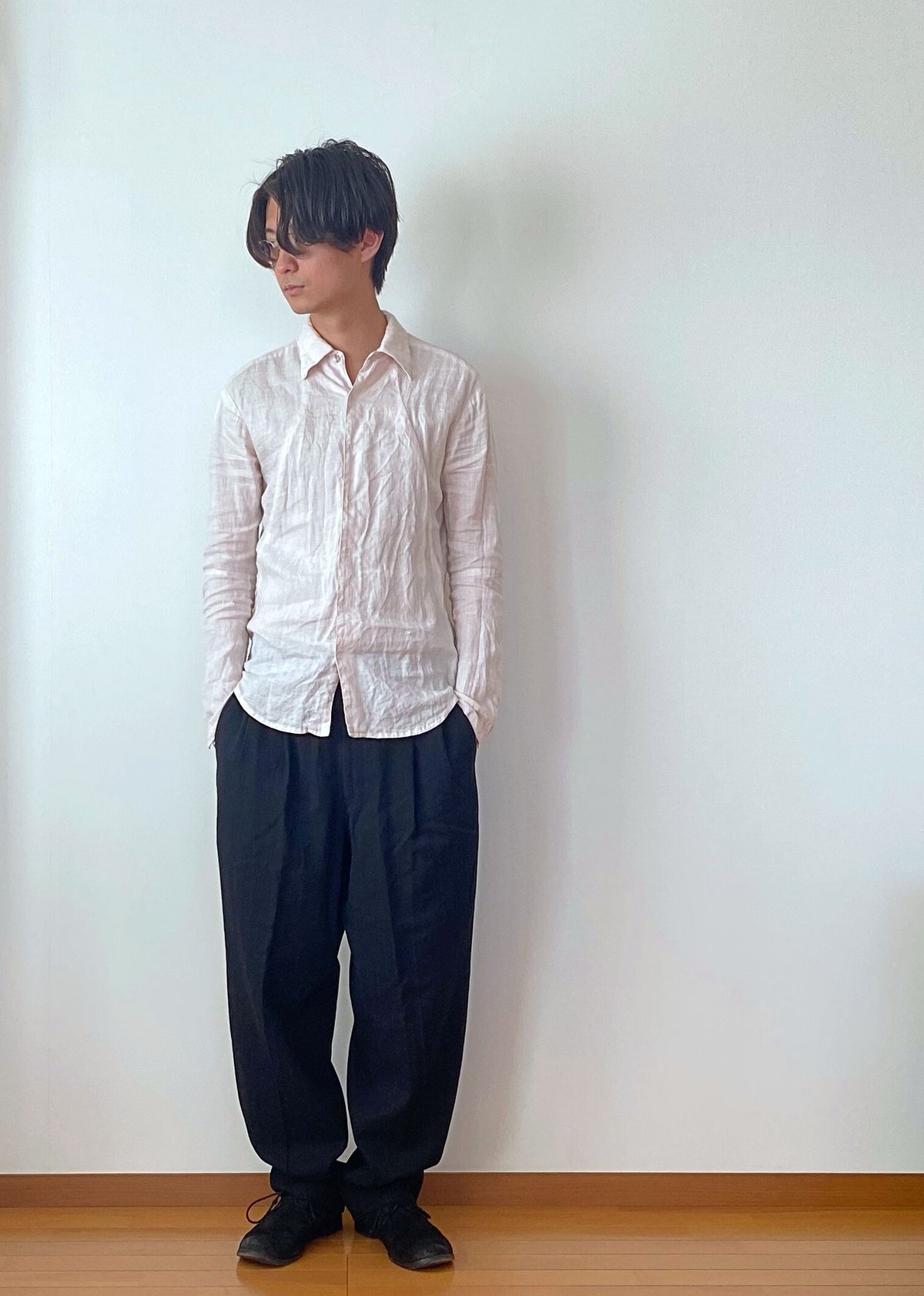 2 Tuck Wide Slacks/COMME des GARÇONS HOMME【AD19 2 Tuck Wide Slacks/COMME des GARÇONS HOMME【AD19