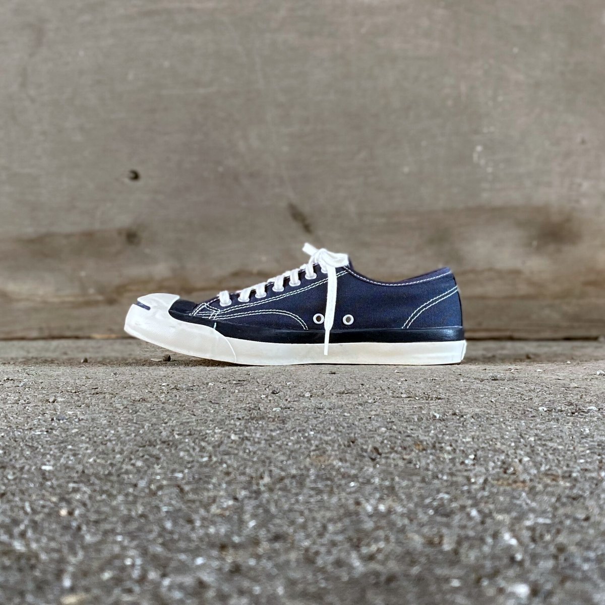 CONVERSE Jack Purcell 紺 8 1/2 米国製 90's CONVERSE JACK PURCELL LOW コンバース ジャックパーセル