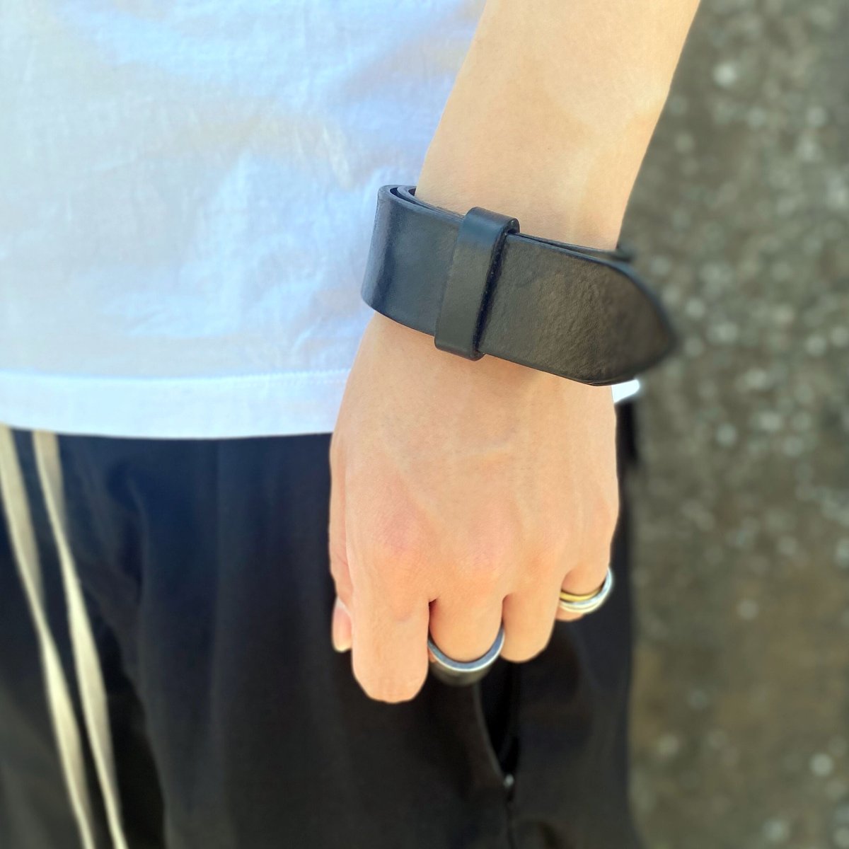 00~01年 ここのえ マルタンマルジェラ レザー ブレスレット リストバンド