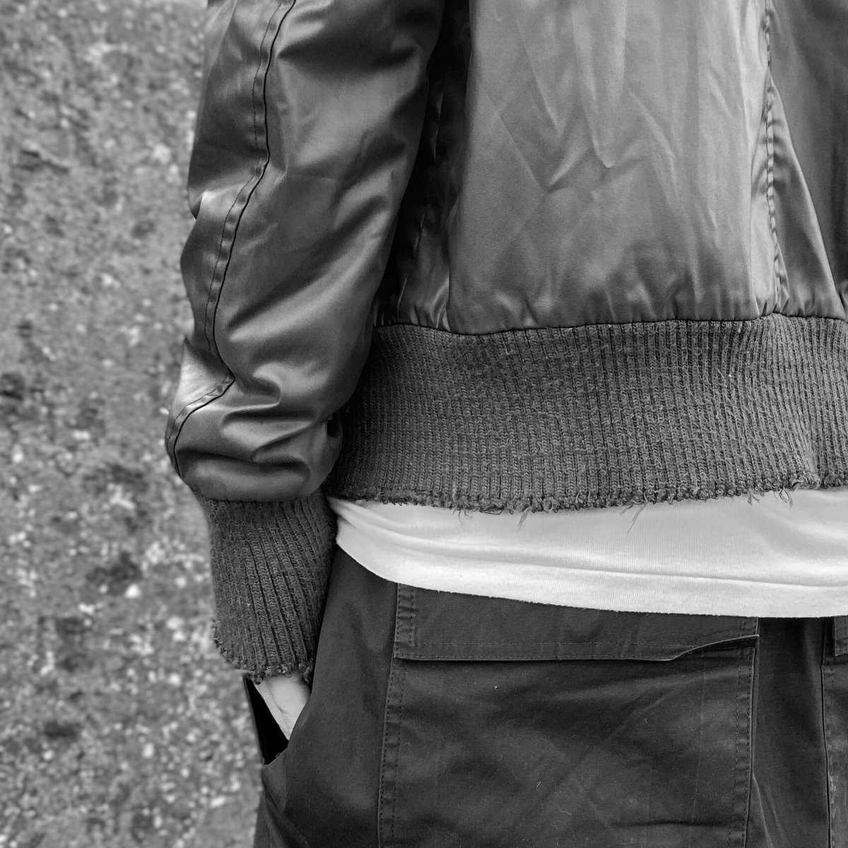 WLG by GIORGIO BRATO ナイロン フライトボンバージャケット