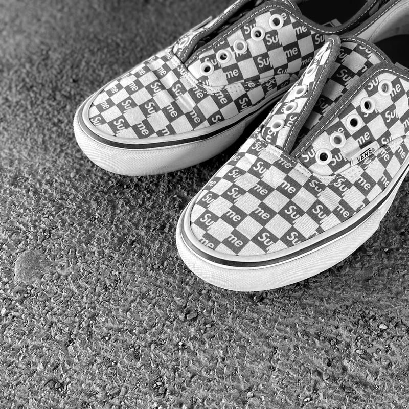 16AW Supreme Vans Checker Logo Authenticメンズ