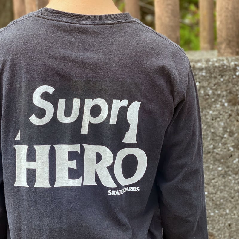 14 SS】Logo Print Long Sleeve TEE/SUPREME×Anti 14 SS】Logo Print Long Sleeve TEE/SUPREME×Anti