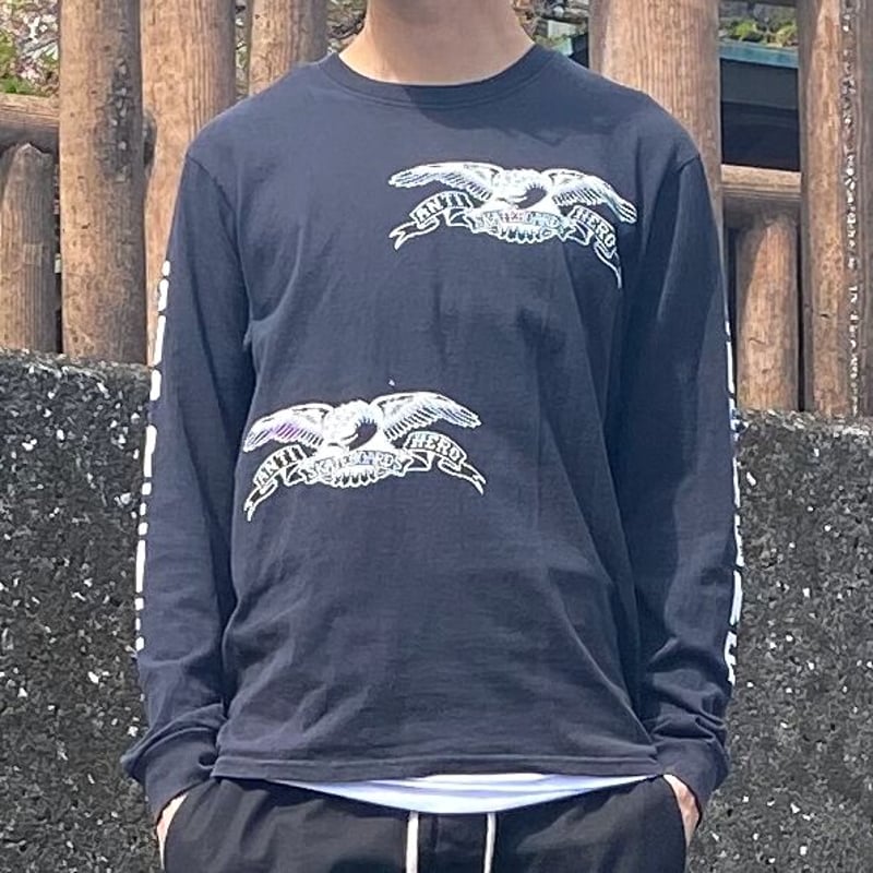 14 SS】Logo Print Long Sleeve TEE/SUPREME×Anti 14 SS】Logo Print Long Sleeve TEE/SUPREME×Anti