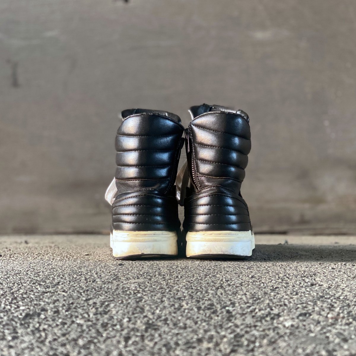 靴 DIET BUTCHER GOAT LEATHER massive 36 BK DIET BUTCHER GOAT LEATHER massive 36 WH