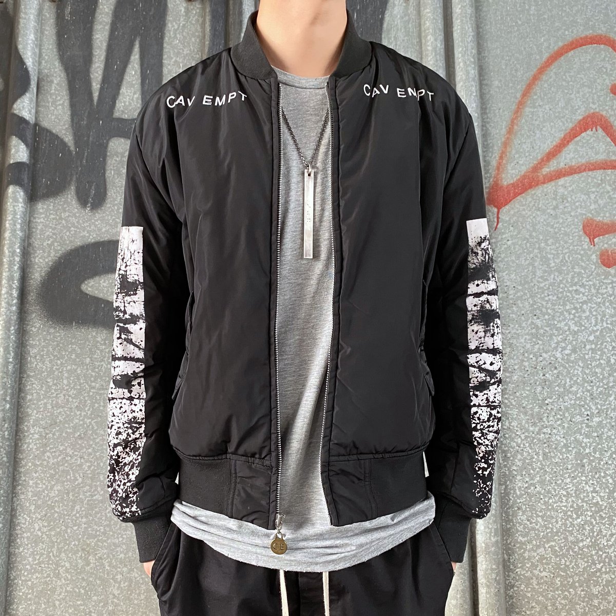 ジャケット・アウター C.E cavempt SPECKLE BOMBER JACET 14 AW】SPECKLE BOMBER JACKET／C.E | T/O