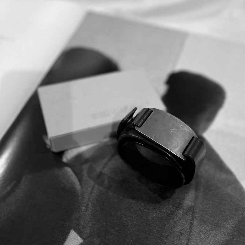Metal Plate Leather Bracelet／WERKSTATT:MÜNCHEN  