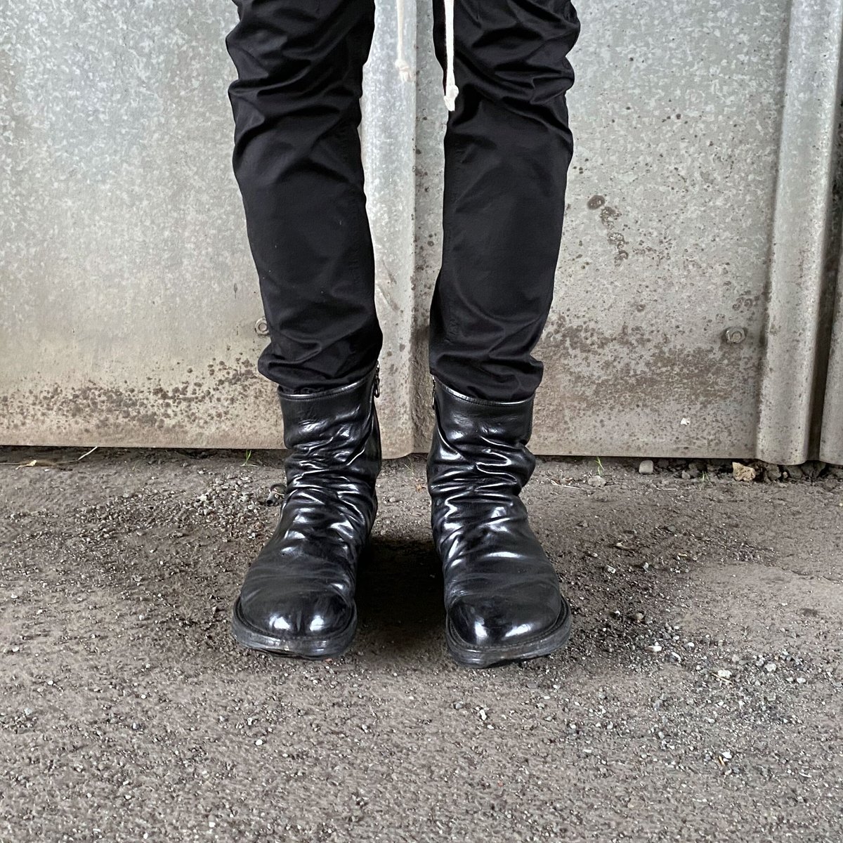 Drape Leather Boots/MIHARAYASUHIRO | T/O Drape Leather Boots/MIHARAYASUHIRO | T/O