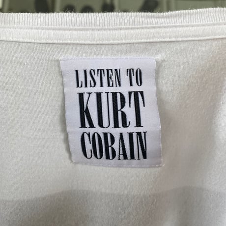 4 Set-Kurt Cobain Tee／LISTEN TO KURT COBAIN