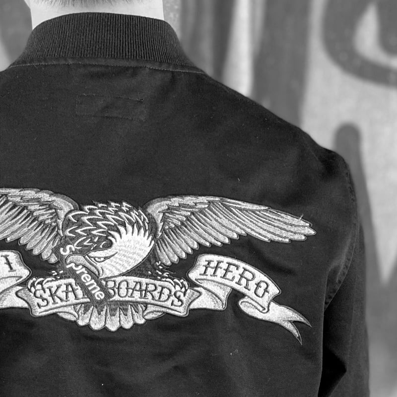 16 SS】Bomber Jacket/SUPREME×Anti Hero Skateboa 16 SS】Bomber Jacket/SUPREME×Anti Hero Skateboa