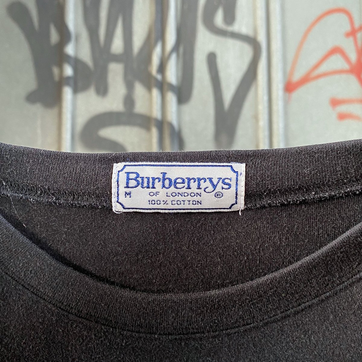 【90's】Embroidered Logo Tee／Burberrys OF LONDON 