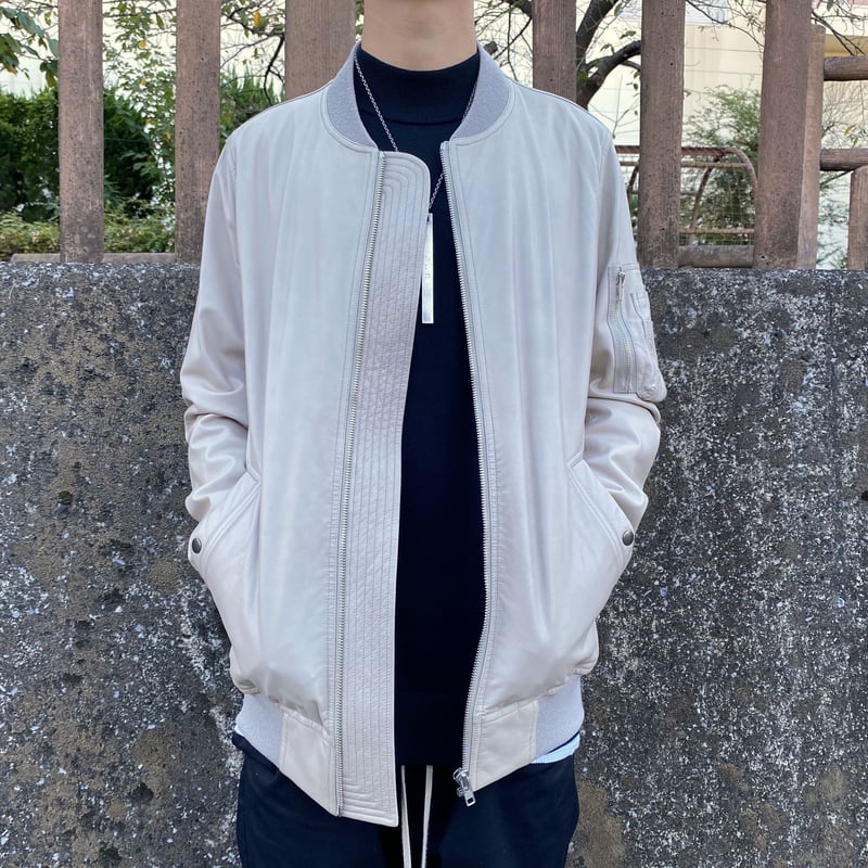 15 SS FAUN】Flight Bomber/RICK OWENS | T/O 15 SS FAUN】Flight Bomber/RICK OWENS | T/O