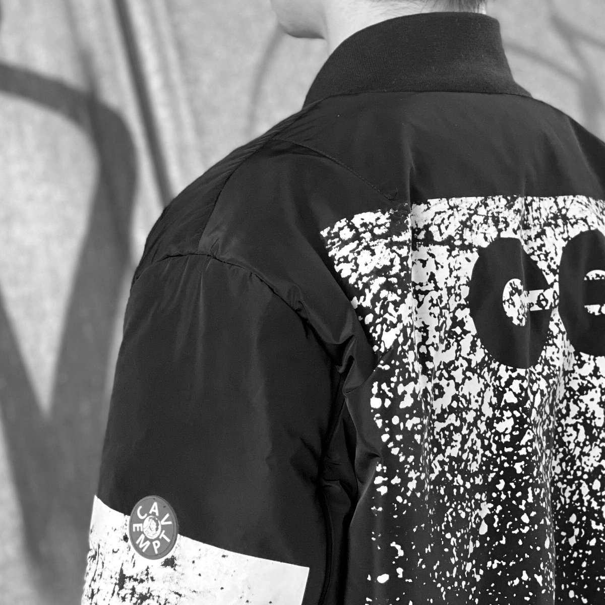 雰囲気抜群 c.e cavempt SPECKLE BOMBER JACKET-