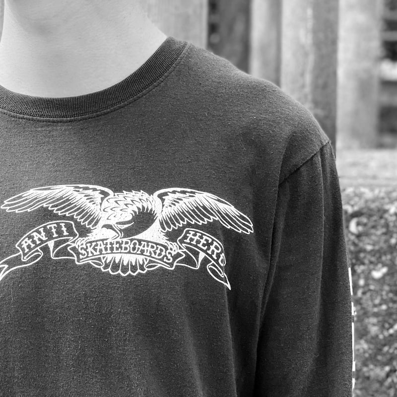 14 SS】Logo Print Long Sleeve TEE／SUPREME×Anti