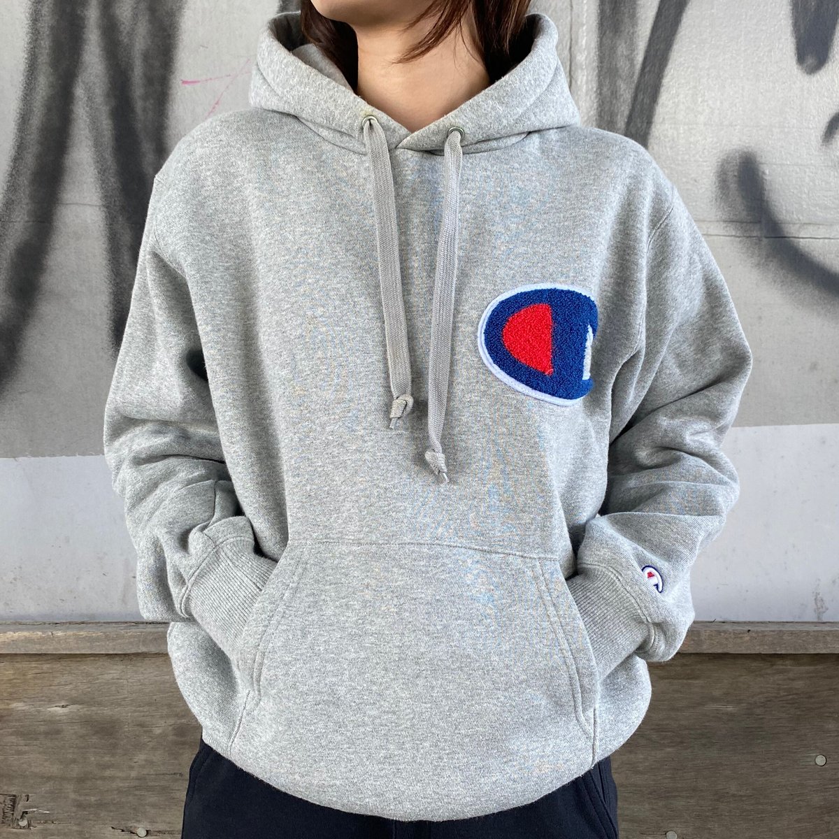 Big Logo Hoodie／Champion | T/O