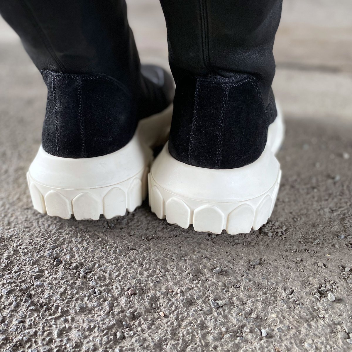 18 SS DIRT】Tractor Hiking Sock Boots／RICK OWEN