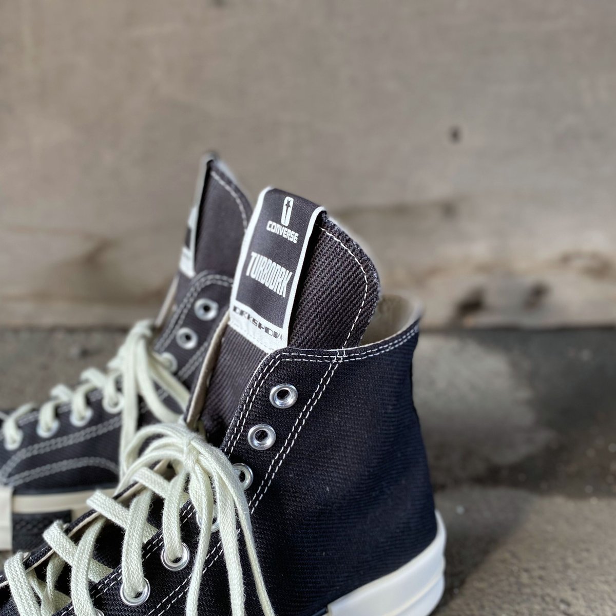 極美品RICK OWENS CONVERSE TurboDrk 24.5cm