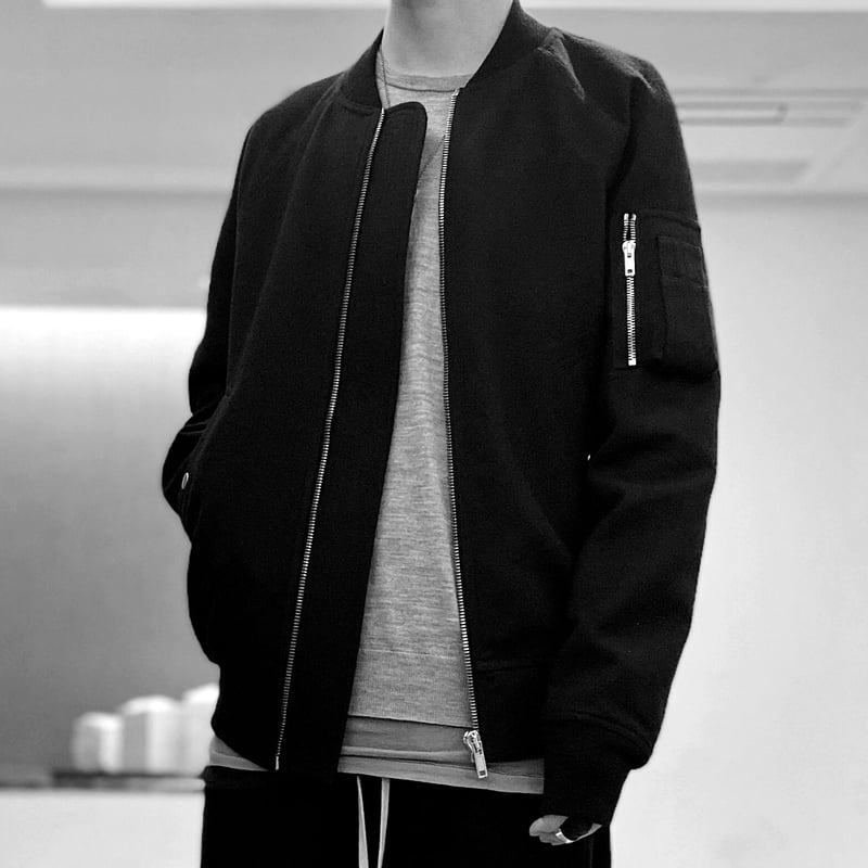 おねがいしたいです16 FW MASTODON】Raglan Bomber／RICK OWENS | T/O