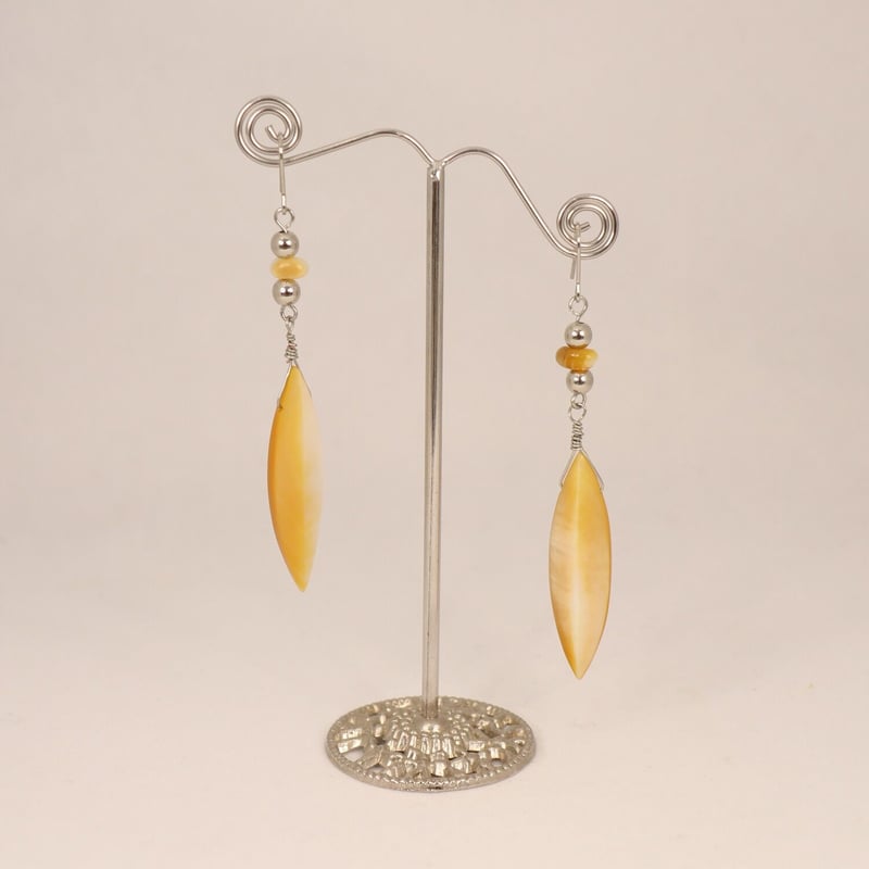 シェルシルバーパーツピアス | Tunagu 