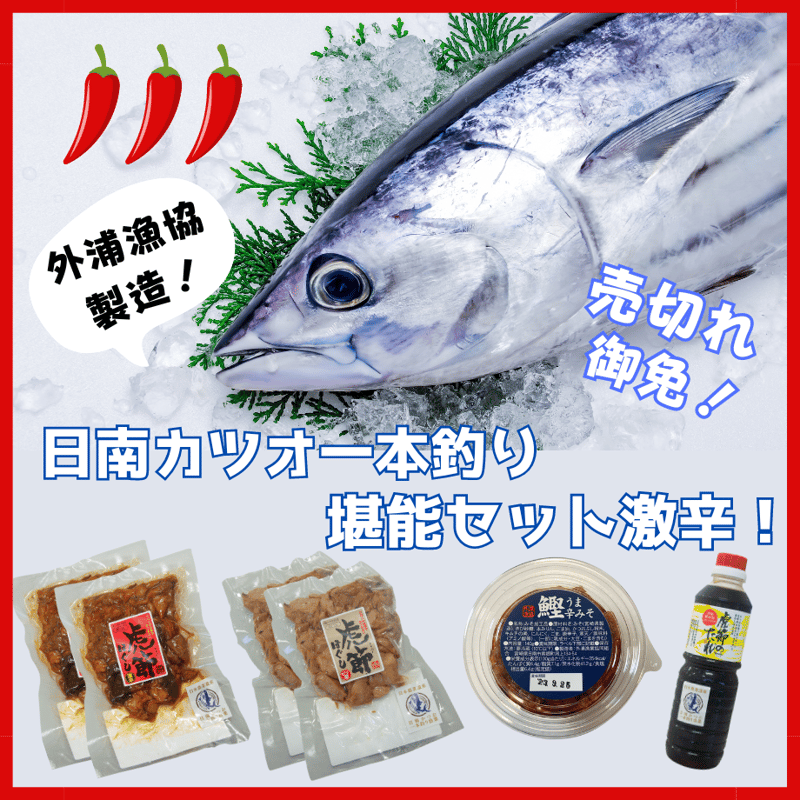 日南カツオ一本釣り堪能セット