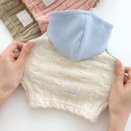 [DURANG RURANG] TWIST HOOD VEST