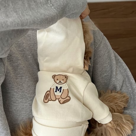 Bear Hooded Crop Set（F001）