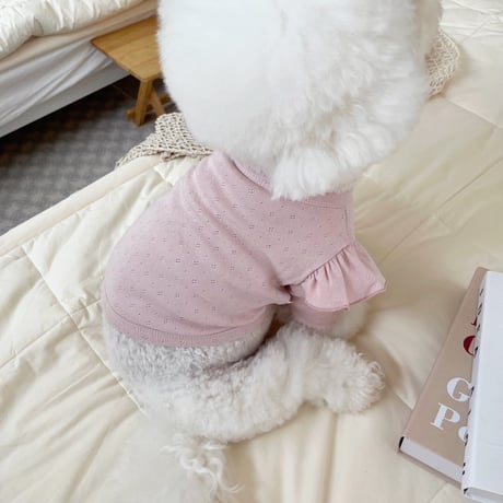 Pure Latte Frill T-shirt（L001）