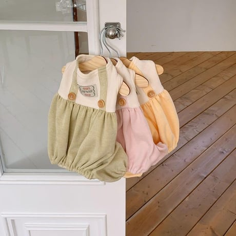 [ SSFW ] Pumpkin Overall Romper