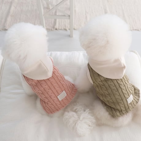 [DURANG RURANG] TWIST HOOD VEST