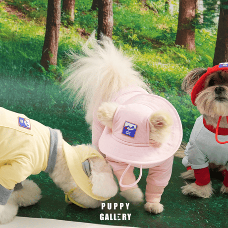[ PUPPYGALLERY ] Outside plus bucket hat