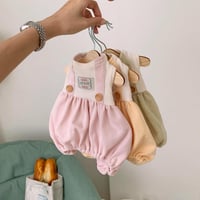[ SSFW ] Pumpkin Overall Romper