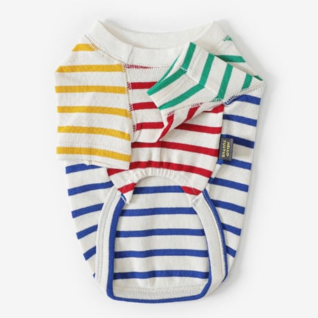 ［TUSTUS］Stripe Dog T-shirt