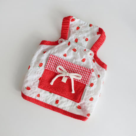 [ DURANG RURANG ] Strawberry Ice Pocket Top