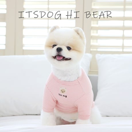［IT’S DOG］オーガニック Hi Bear Tシャツ