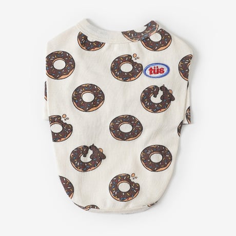 [TUSTUS] Donuts Puppy T-Shirt