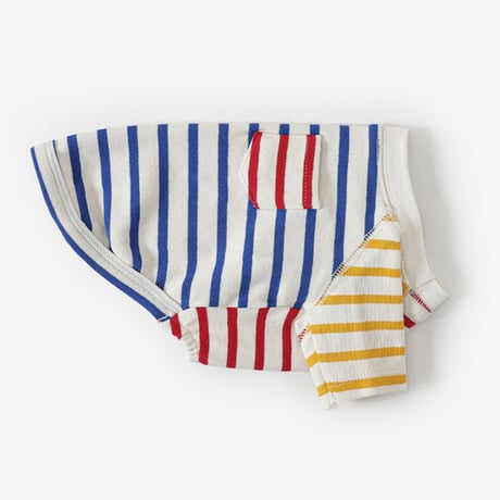［TUSTUS］Stripe Dog T-shirt
