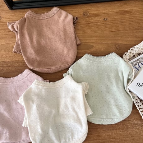 Pure Latte Frill T-shirt（L001）