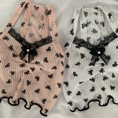 【予約】Pearl Ribbon Crop Nashi（M001）