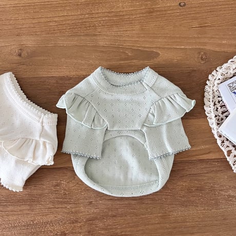 Pure Latte Frill T-shirt（L001）