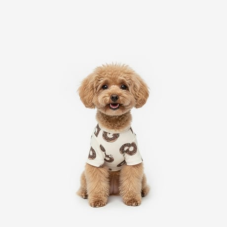 [TUSTUS] Donuts Puppy T-Shirt