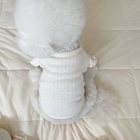 Pure Latte Frill T-shirt（L001）