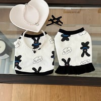 【予約】 Black Bunny Crop Sleeveless（L001）