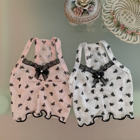 【予約】Pearl Ribbon Crop Nashi（M001）